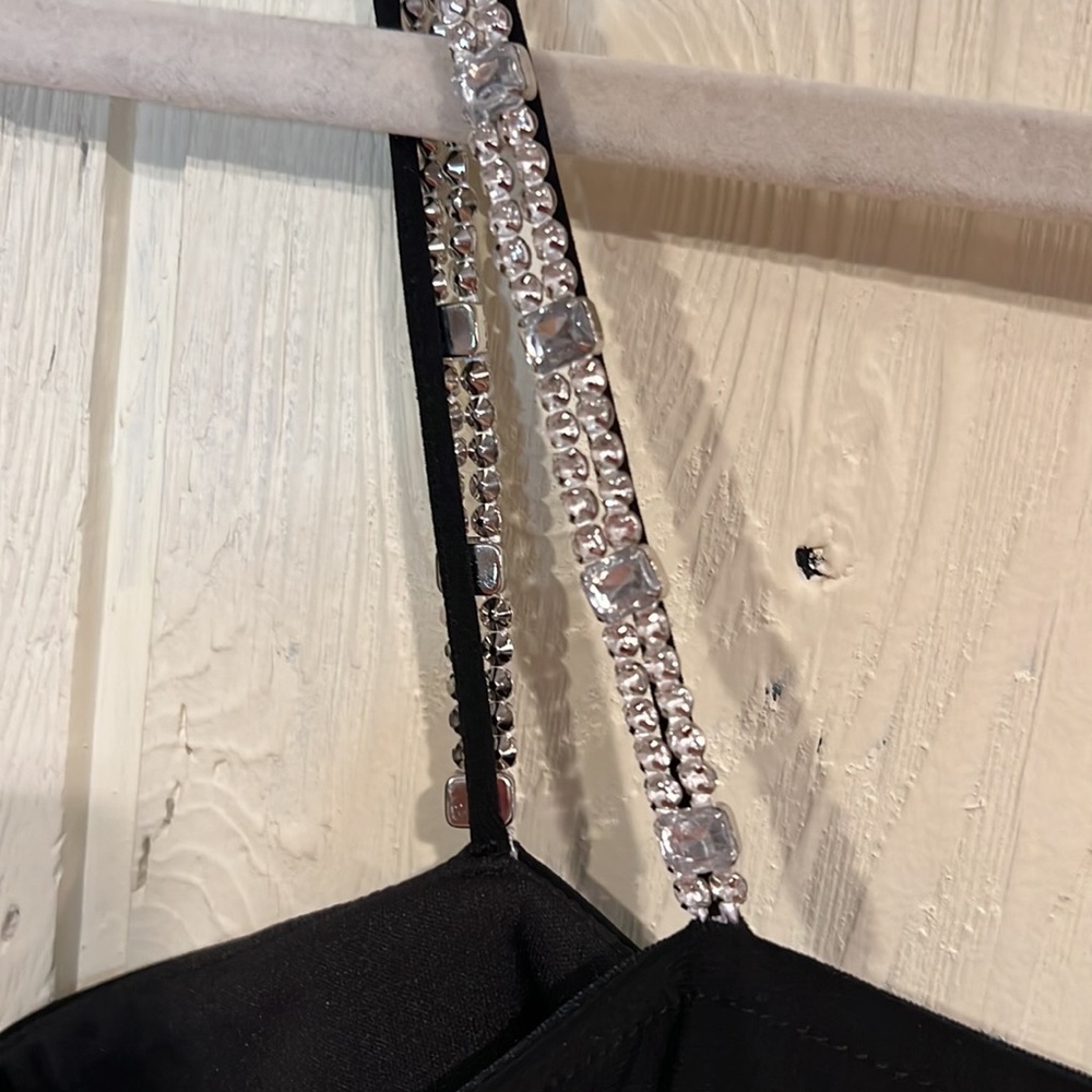Joseph Ribkoff Mini Dress Rhinestone Bra Size 12 - Picture 7 of 12